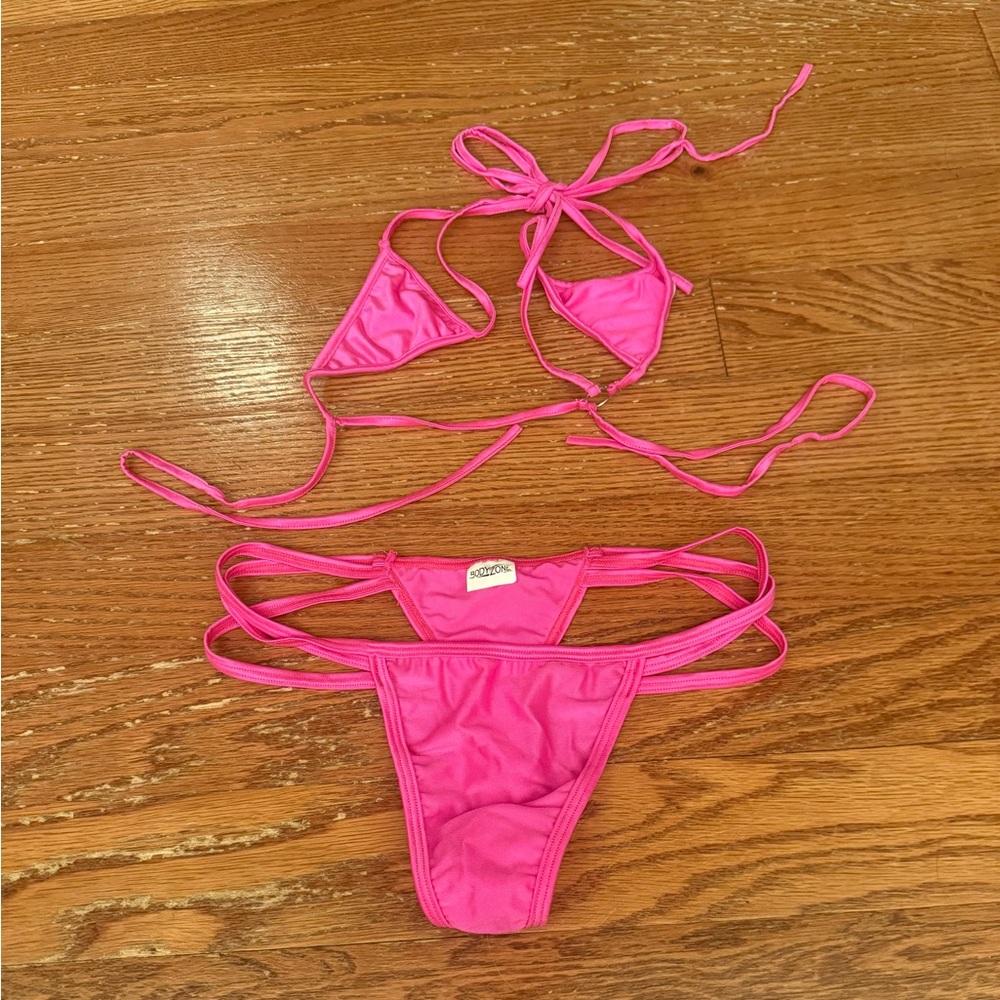 Vibrant Pink Bikini Set